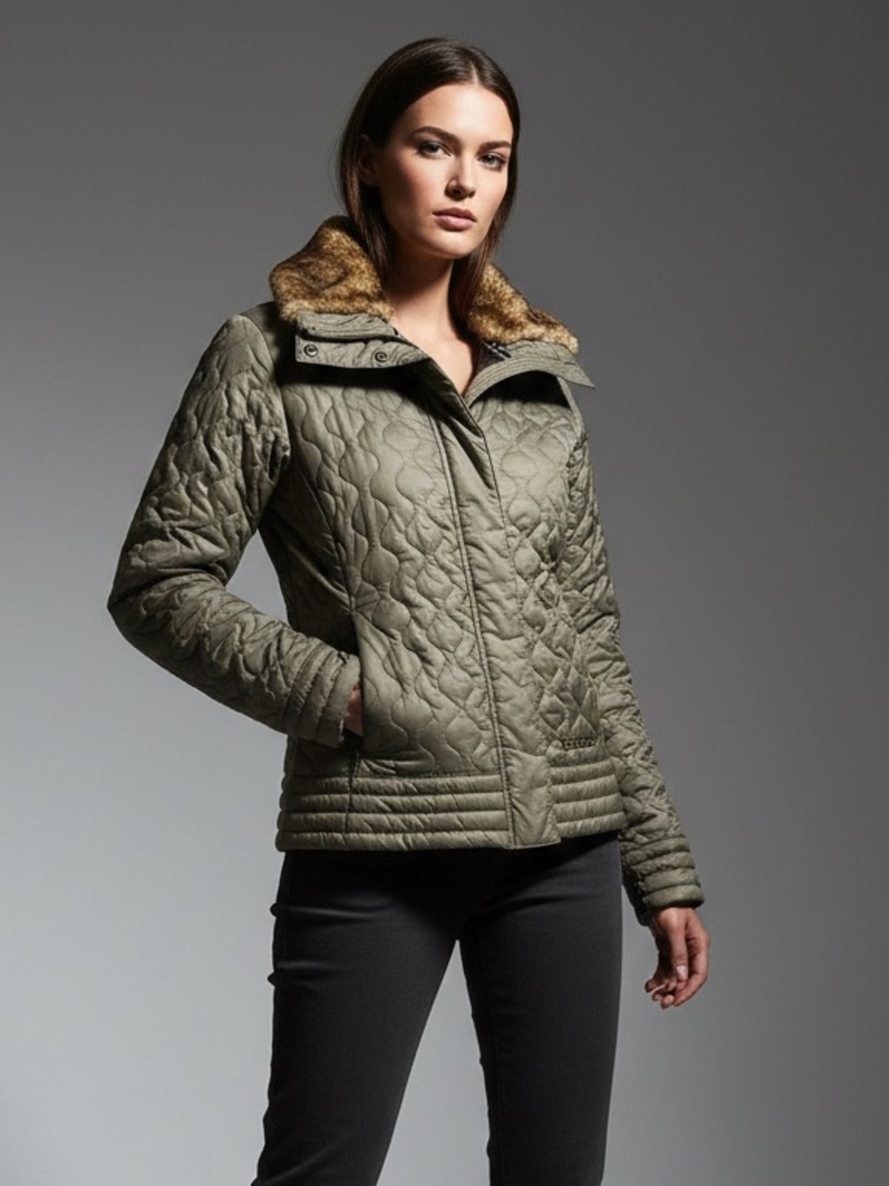 Marmot St. Moritz Quilted Full-Zip Jacket size medium